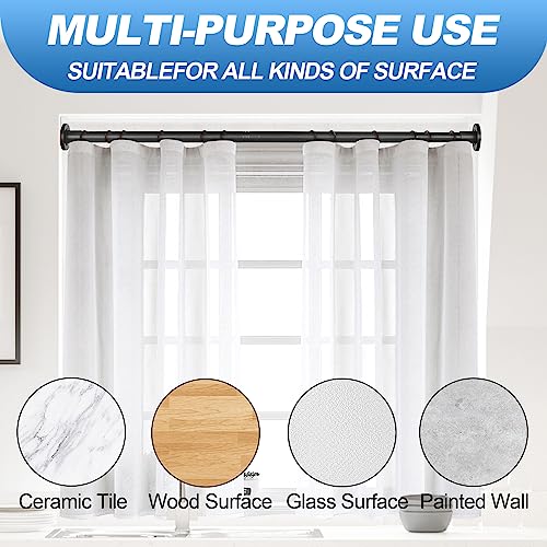 CorkLatta Black Shower Curtain Rod view 5