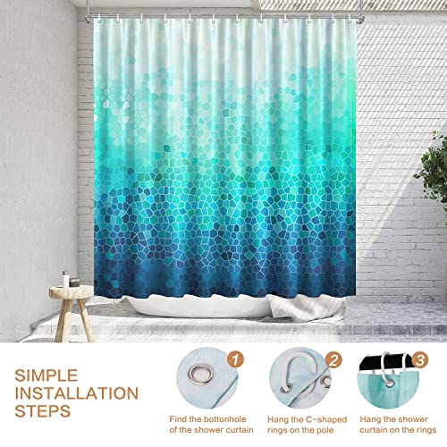 CutebriCase Ombre Blue Modern Geometric view 5