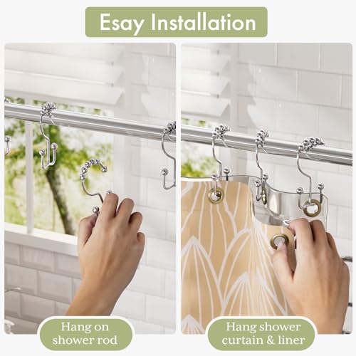 Amazer Shower Curtain Hooks Rings view 5