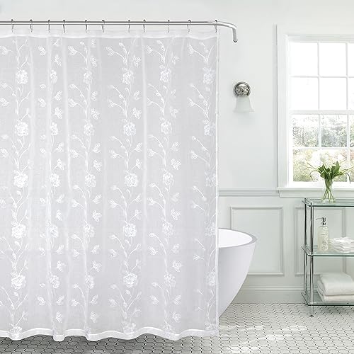 Serafina Decorative Sheer Fabric Shower