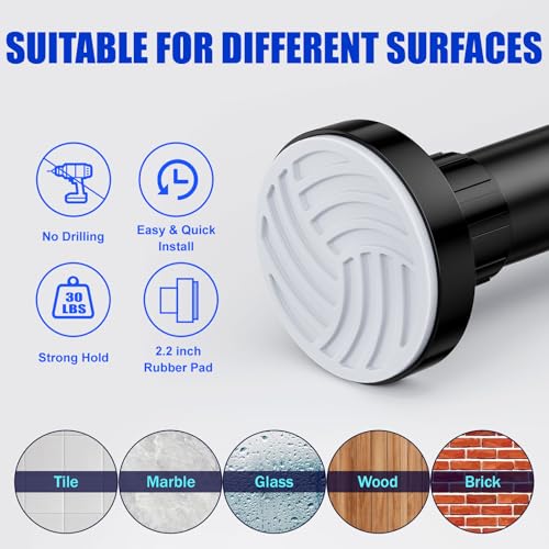 Ausemku Shower Curtain Rod 32-80 view 3