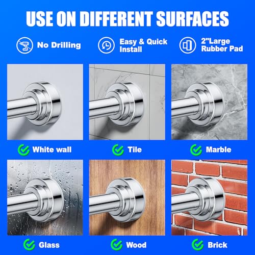 Ausemku Shower Curtain Rod Tension view 3