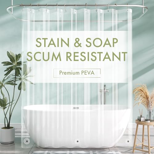 AmazerBath Extra Long Shower Curtain