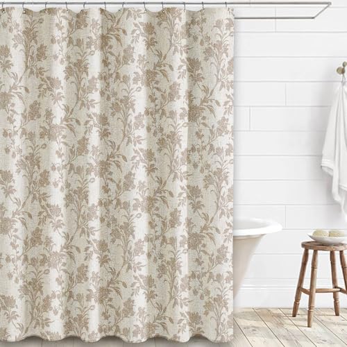 WOUVMA Extra Long Beige Floral