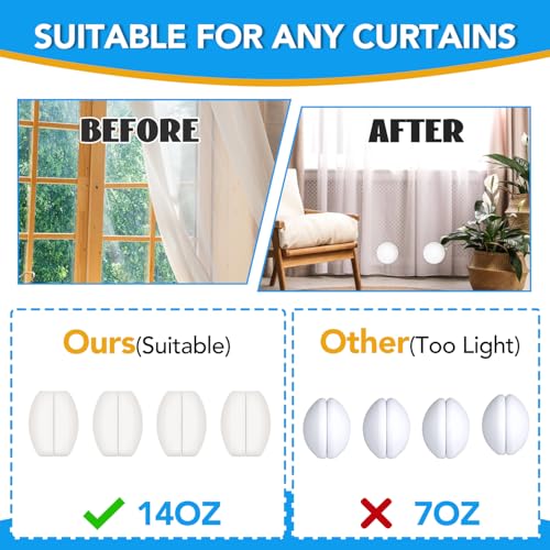 8 Pack Shower Curtain Weights view 5