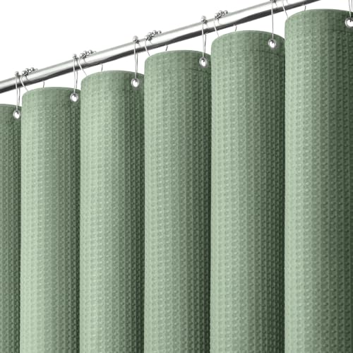 Dynamene Sage Green Shower Curtain