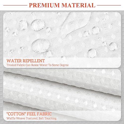 Barossa Design Waffle Weave White view 4