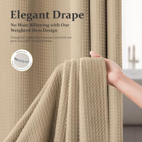 Dynamene Waffle Shower Curtain 256 view 5