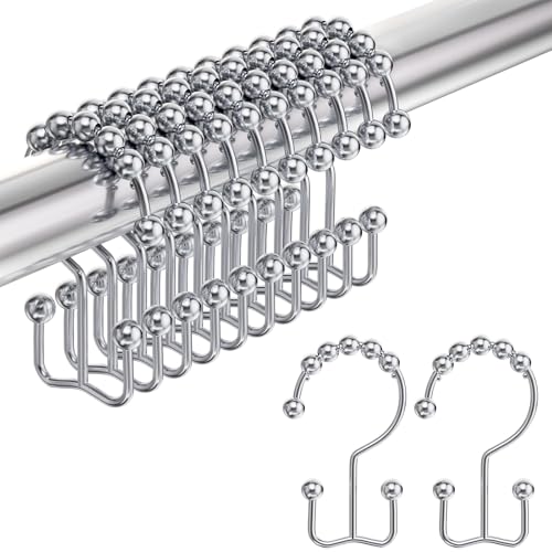 Amazer Shower Curtain Hooks Rings