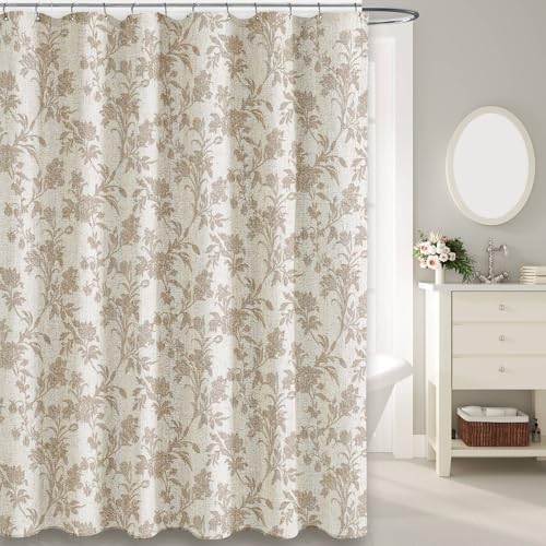WOUVMA Extra Long Beige Floral view 4