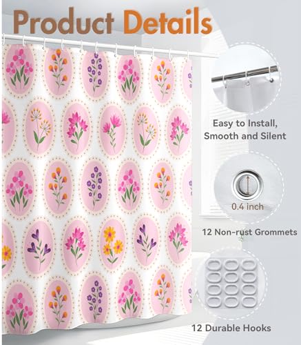 MAMUSE Shower Curtain for Bathroom view 3