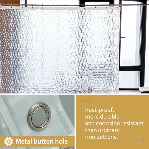 NTBAY EVA Clear Shower Curtain view 2