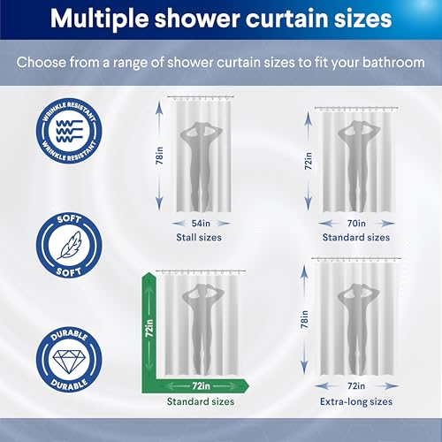 Clorox 2-in-1 Bathroom Shower Curtain view 4