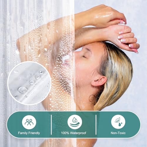 AmazerBath Heavy Duty Shower Curtain view 5