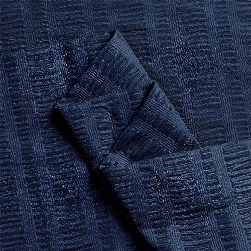 Aiyufeng Moga Navy Blue Fabric view 5