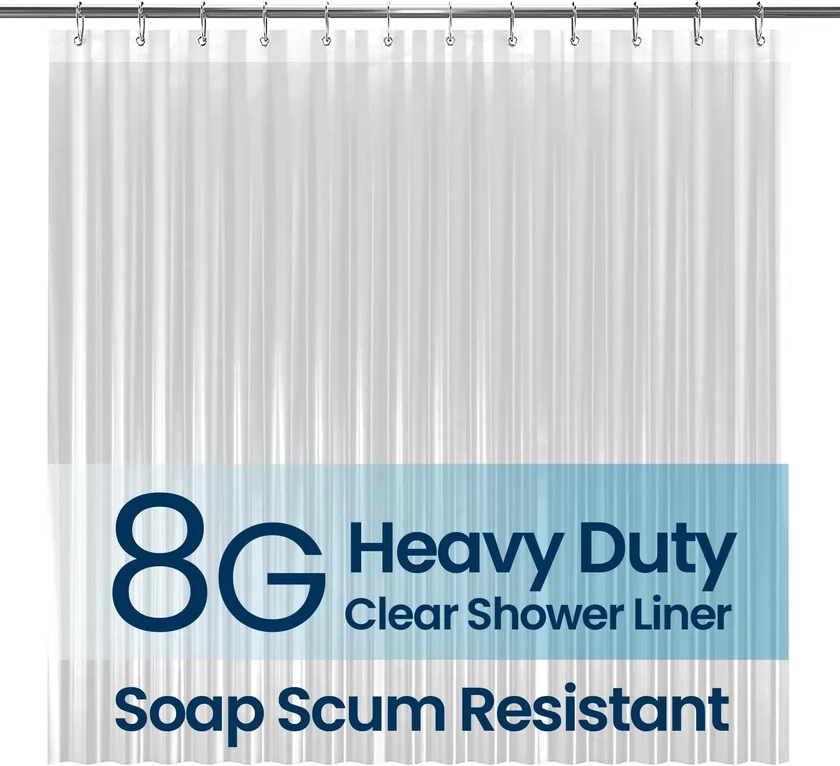 LiBa PEVA Shower Curtain Liner