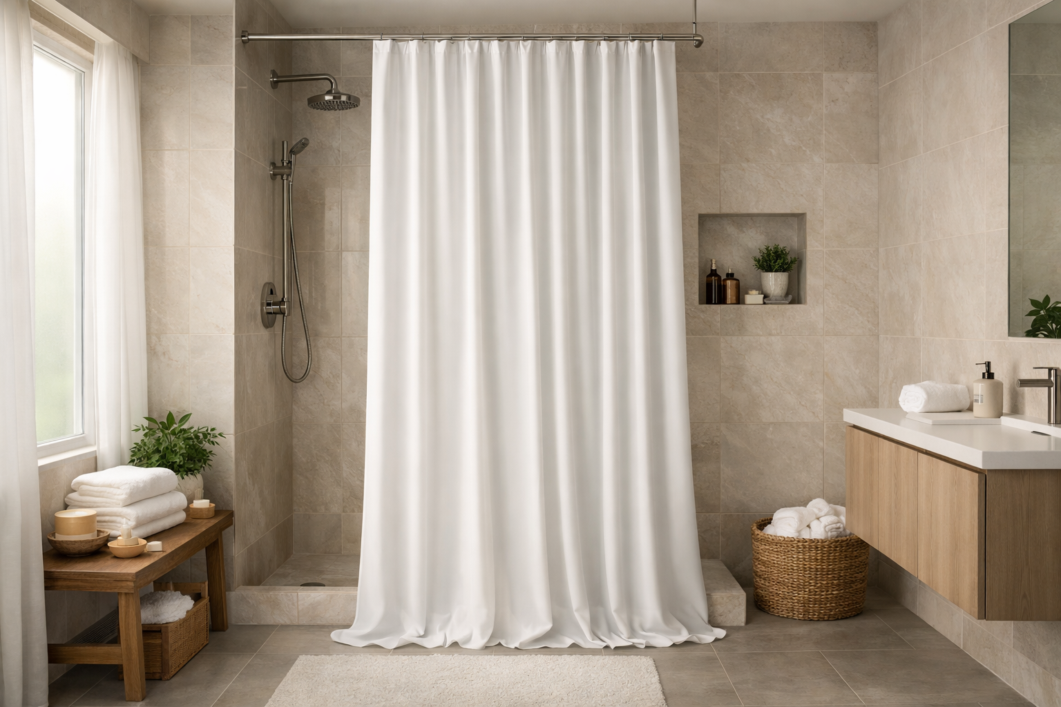 Best extra long shower curtains for tall showers compared side by side