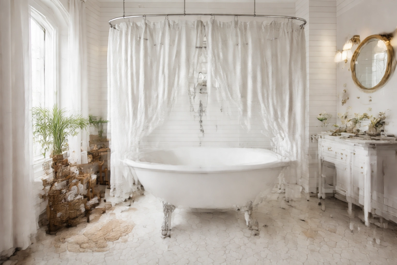 Best shower curtains for clawfoot tubs - wraparound picks for freestanding bathtubs