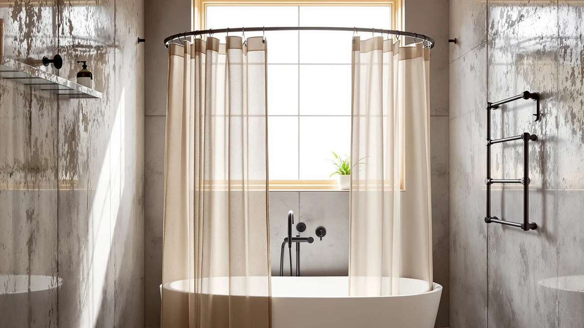 Curved Shower Curtain Rod Review comparison
