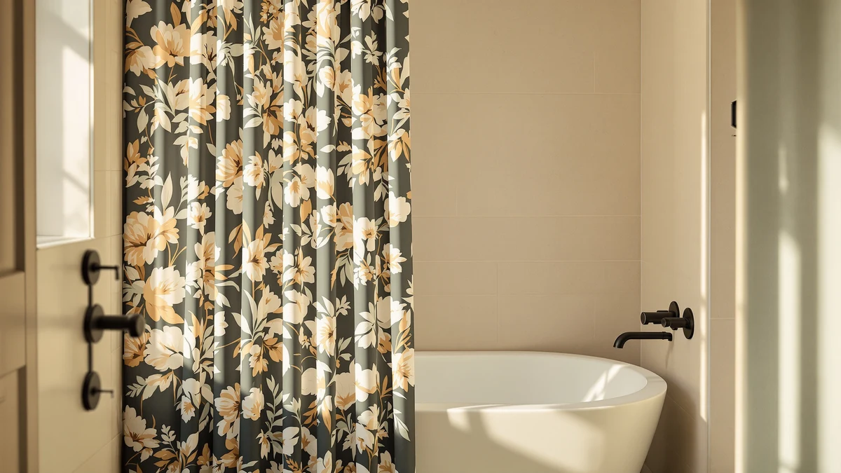 Floral Shower Curtain Marble Review comparison