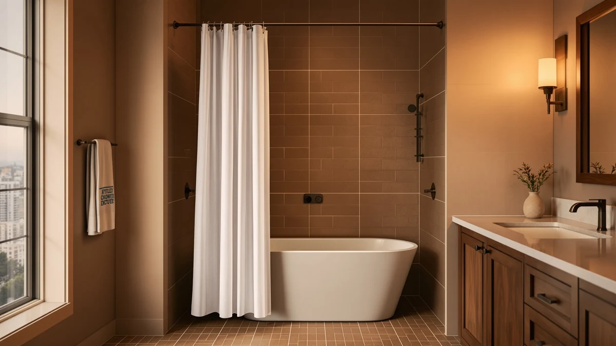 How to Hang a Shower Curtain comparison